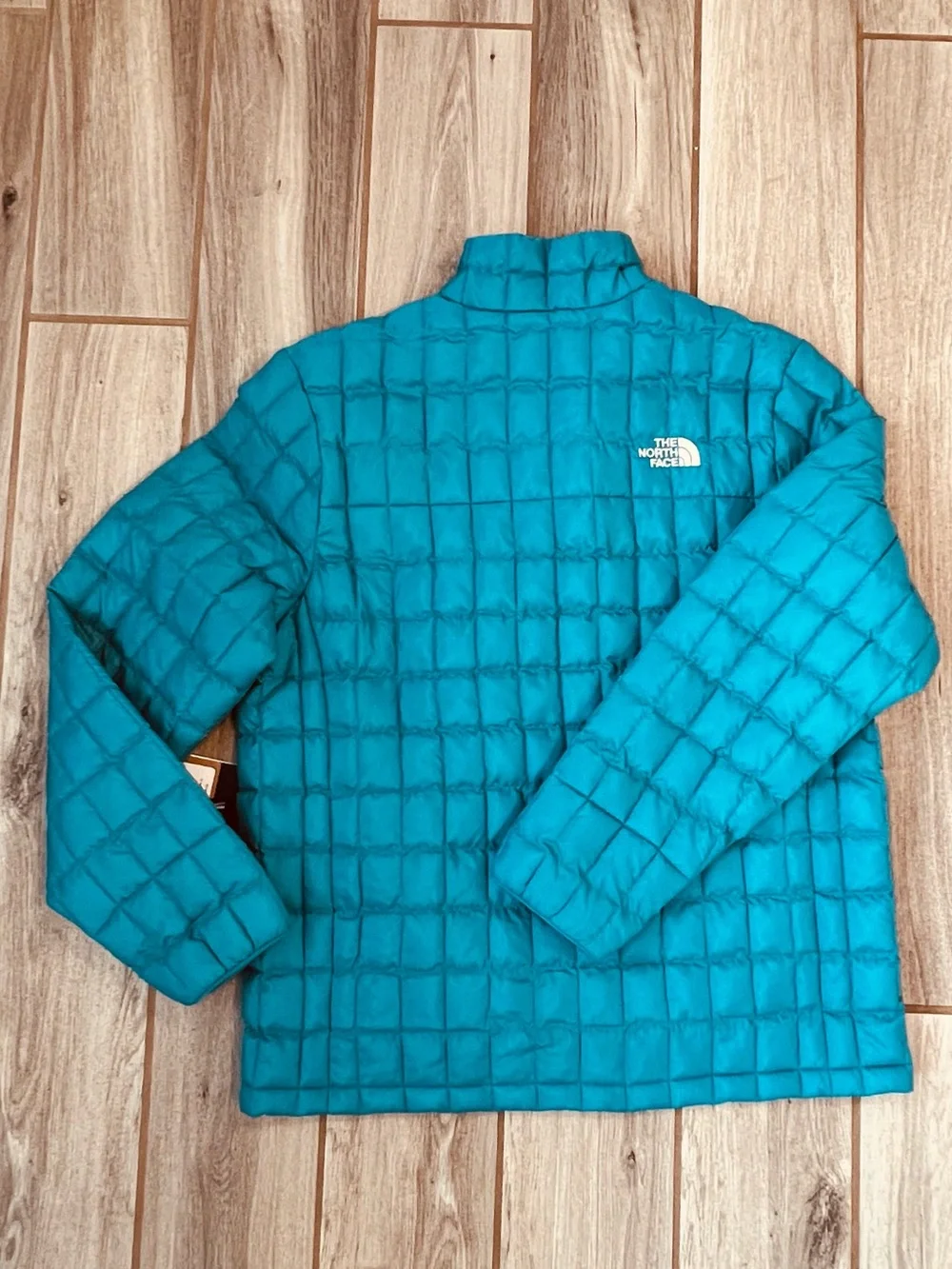 NWT The North Face TNF Thermal Insulation ThermoBall Jacket Digital Steel L